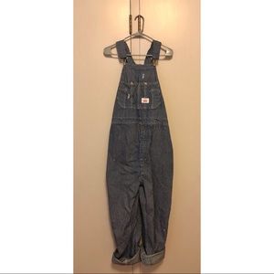 Plus size / Oversized Railroad Stripe Overalls